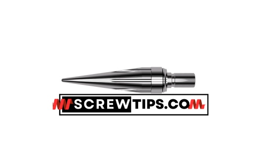 100mm JSW Screw Tip Assembly 3pc Free Flow- Fits All Models